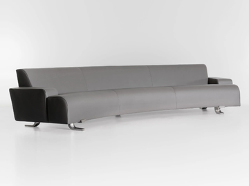 HULA HOOP - Curved fabric sofa by Lorenzo Tondelli - view 2